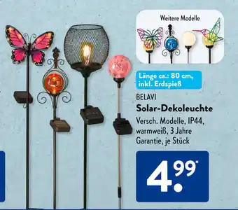 Aldi Süd BELAVI Solar-Dekoleuchte Angebot