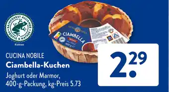 Aldi Süd CUCINA NOBILE Ciambella-Kuchen 400g Angebot