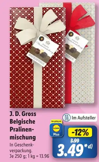 Lidl J. D. Gross Belgische Pralinenmischung 250g Angebot