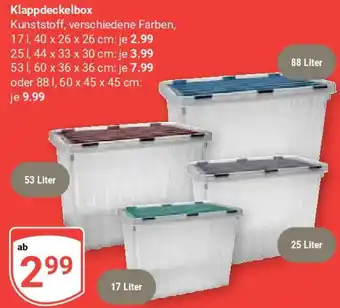 Globus Klappdeckelbox Angebot