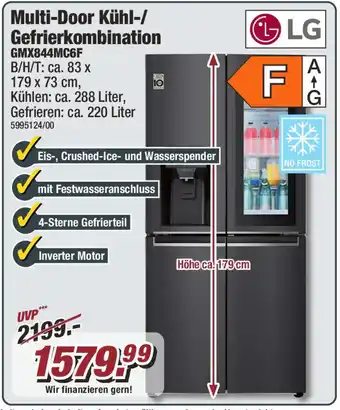 Poco LG Multi-Door Kühl-/ Gefrierkombination GMX844MC6F Angebot