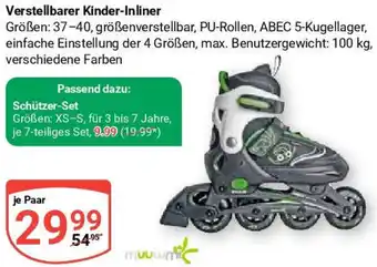 Globus Verstellbarer Kinder-Inliner Angebot