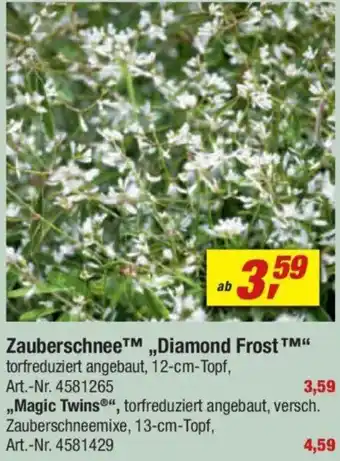 toom Baumarkt Zauberschnee ,,Diamond Frost" Angebot