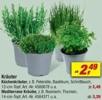 toom Baumarkt Kräuter Angebot