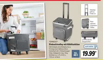 Lidl TOPMOVE Einkaufstrolley mit Kühlfunktion Angebot