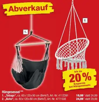 toom Baumarkt Hängesessel Angebot