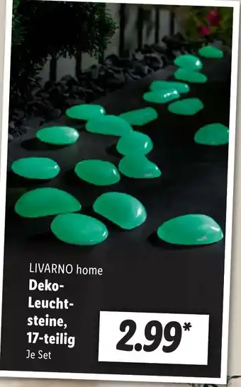 Lidl LIVARNO home Deko- Leuchtsteine, 17-teilig Angebot