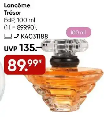 Galeria Lancôme Trésor EdP 100 ml Angebot