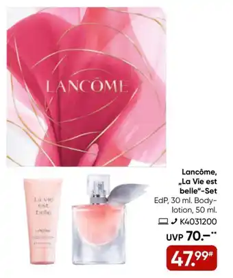 Galeria Lancôme, ,,La Vie est belle" Set Angebot