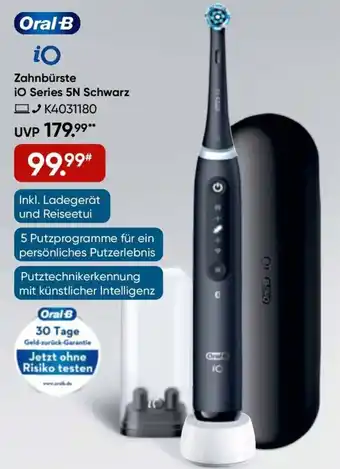 Galeria Oral B Zahnbürste iO Series 5N Schwarz Angebot