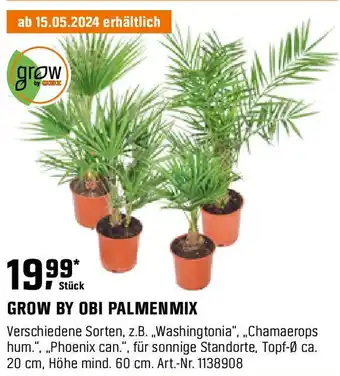 OBI GROW BY OBI PALMENMIX Angebot