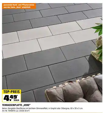 OBI TERRASSENPLATTE,,VERO" Angebot