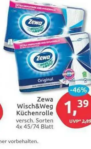 Budni Zewa Wisch & Weg Küchenrolle Angebot