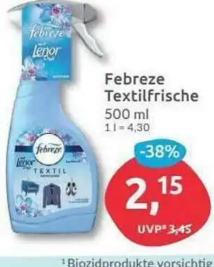 Budni Febreze Textilfrische Angebot