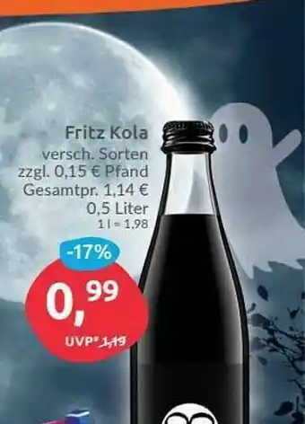 Budni Fritz Kola Angebot