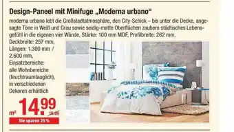 V Baumarkt Design-paneel Mit Minifuge „moderna Urbano” Angebot