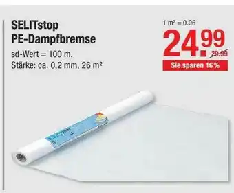 V Baumarkt Selitstop Pe-dampfbremse Angebot