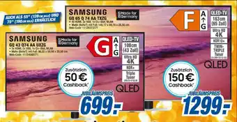 expert Octomedia Samsung Gq 43 Q74 Aa Uxzg Samsung Gq 65 Q 74 Aa Txzg Angebot