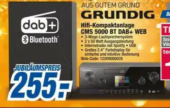 expert Octomedia Grundig Hifi-kompaktanlage Cms 5000 Bt Dab+ Web Angebot