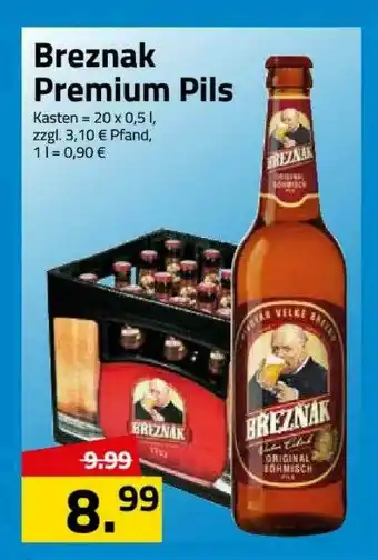 Logo Getränkemarkt Breznak Premium Pils Angebot