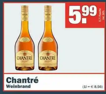 Sobi Getränkemarkt Chantré Weinbrand Angebot