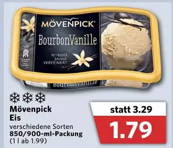 Combi Mövenpick Eiscreme 850-900ml Angebot