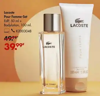 Galeria Lacoste pour Femme-Set Angebot