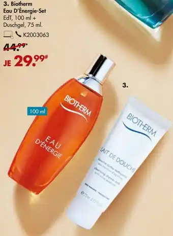 Galeria Biotherm Eau D'Energie-Set Angebot