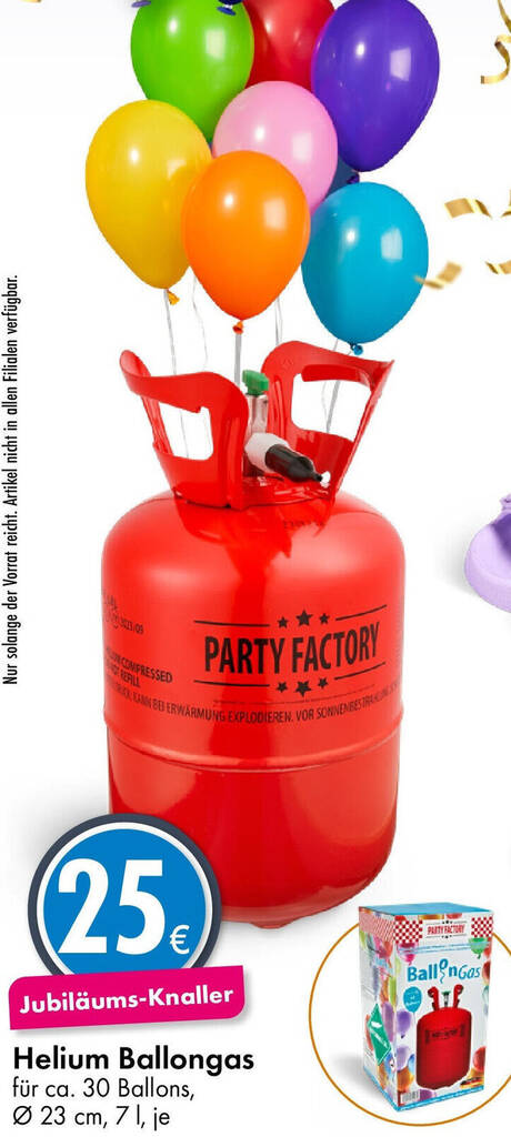 Helium Ballongas Angebot bei TEDi