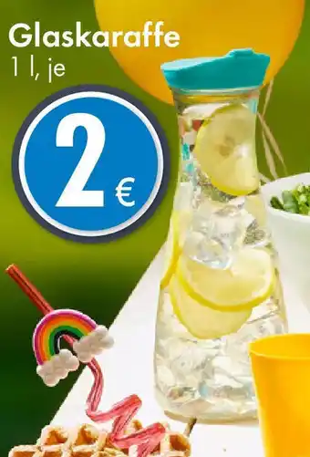 Glaskaraffe 1 L Angebot bei TEDi