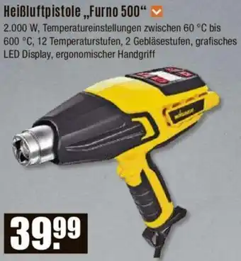 V Baumarkt WAGNER Heißluftpistole „Furno 500" Angebot