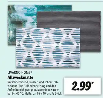 Lidl Livarno home allzweckmatte Angebot