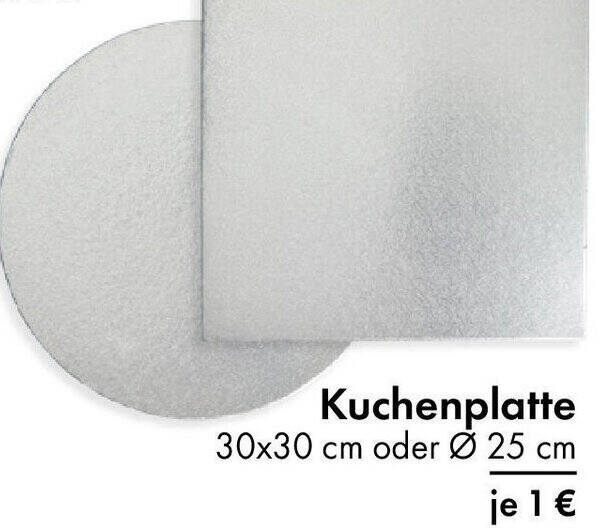 Kuchenplatte Angebot bei TEDi