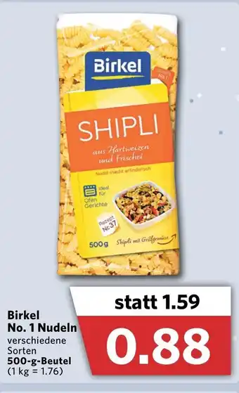 Combi Birkel No. 1 Nudeln 500g Beutel Angebot