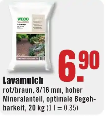 B1 Discount Baumarkt Lavamulch Angebot