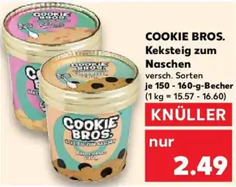 Kaufland COOKIE BROS. Keksteig zum Naschen 150-160-g-Becher Angebot