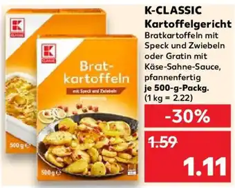 Kaufland K-CLASSIC Kartoffelgericht Bratkartoffeln 500-g-Packg. Angebot