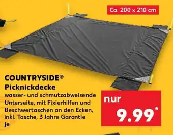 Kaufland COUNTRYSIDE Picknickdecke Angebot