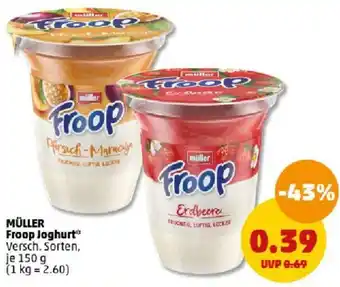 PENNY müller Froop Joghurt 150 g Angebot