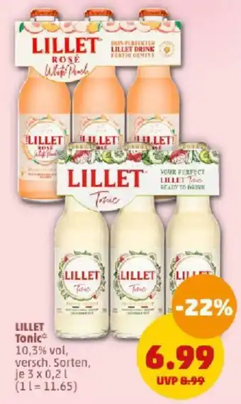 PENNY LILLET Tonic 3 x 0,2 l Angebot