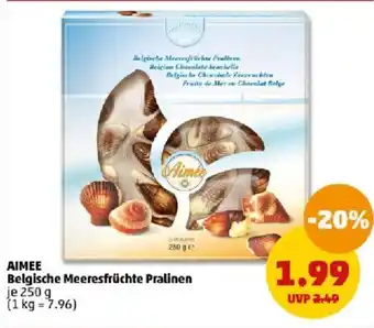 PENNY Aimée Belgische Meeresfrüchte Pralinen 250 g Angebot