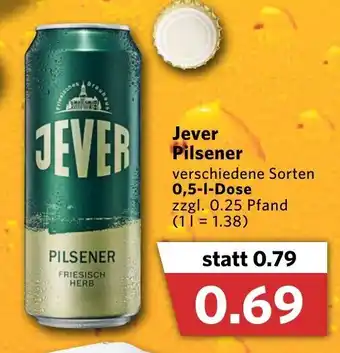 Combi Jever Pilsener 0,5L Angebot