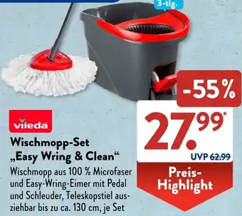 Aldi Süd Vileda Wischmopp-Set ,,Easy Wring & Clean" Angebot