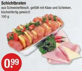 V Markt Schichtbraten 100 g Angebot