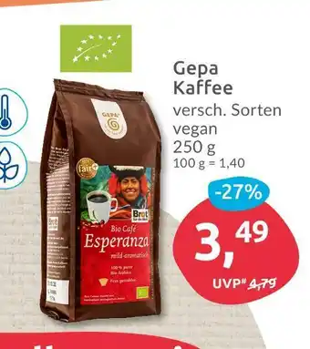 Budni Gepa kaffee Angebot