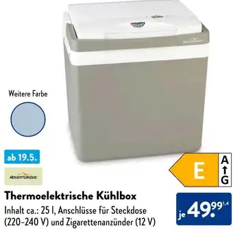 Aldi Süd ADVENTURIDGE Thermoelektrische Kühlbox Angebot