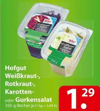 Famila Nord Ost Hofgut weißkraut-, rotkraut-, karotten- oder gurkensalat Angebot