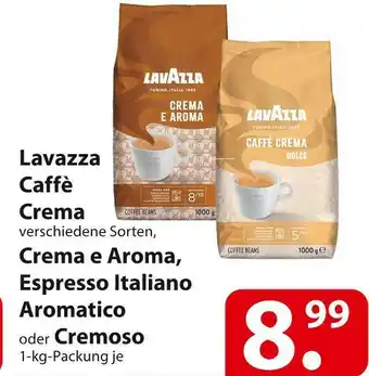 Famila Nord Ost Lavazza caffè crema, crema e aroma, espresso italiano aromatico oder cremoso Angebot