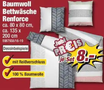 Poco Baumwoll Bettwäsche Renforce Angebot