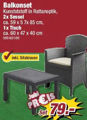 Poco Balkonset Angebot